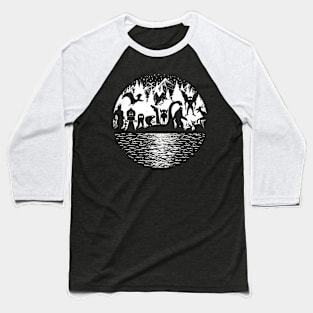 Funny Cryptid Baseball T-Shirt